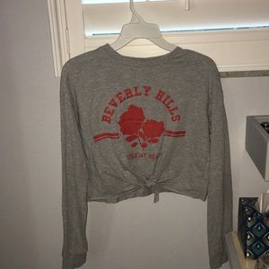 H&M crop top long sleeve